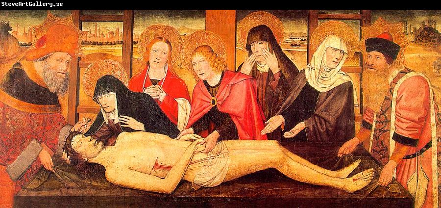 Jaume Huguet The Lamentation of Christ, canvas